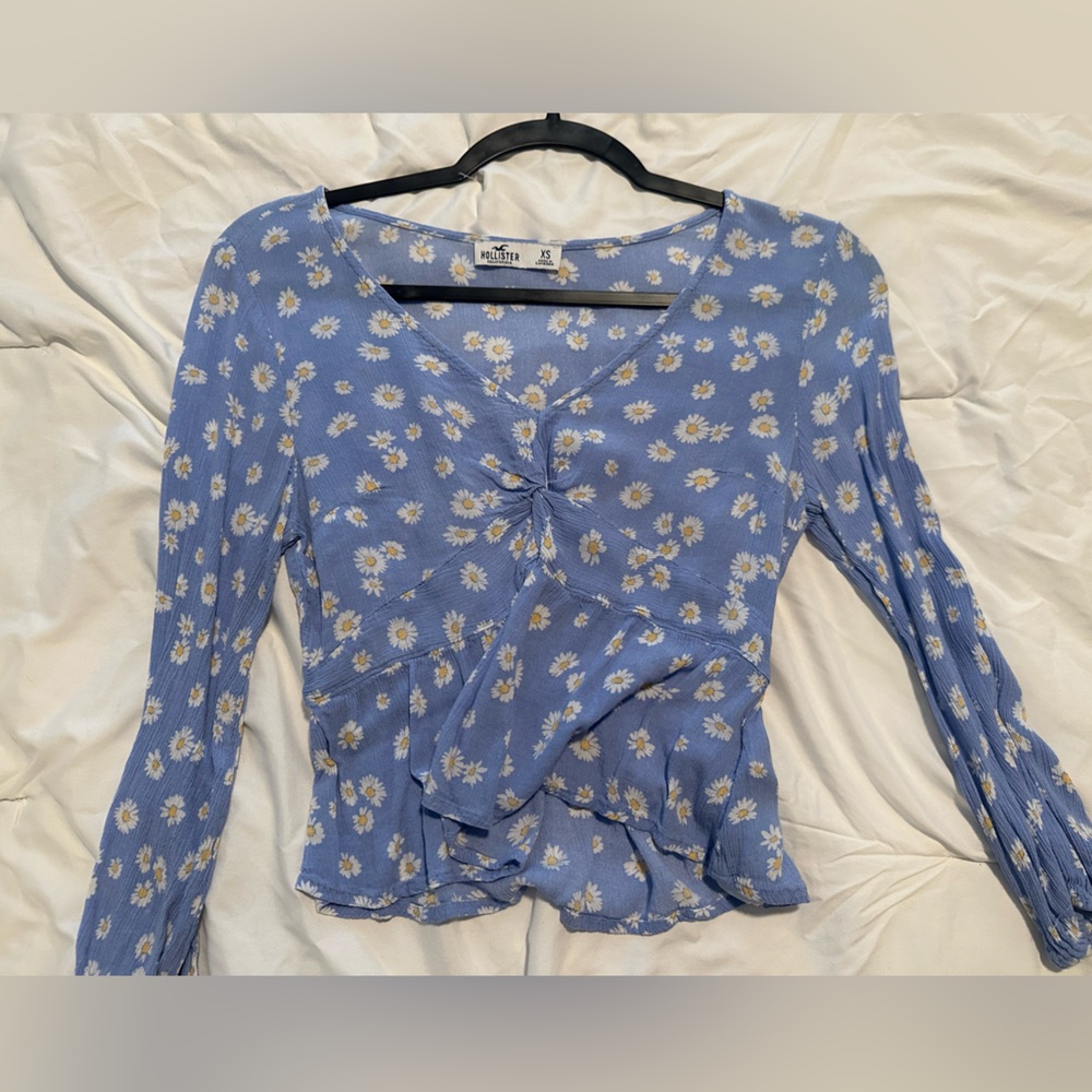 Twist-Front Babydoll Top